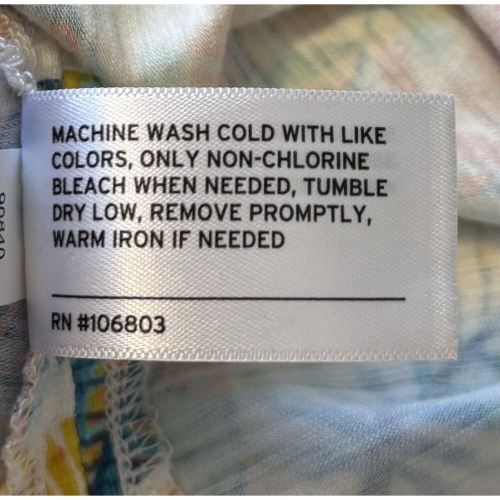 DULUTH TRADING To N Flow Hummingbird Midi Tank Dress Large Cottagecore Pockets - Picture 10 of 13